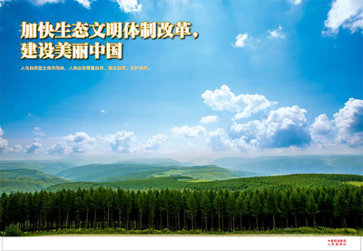 加快生态文明体制改革 建设美丽中国